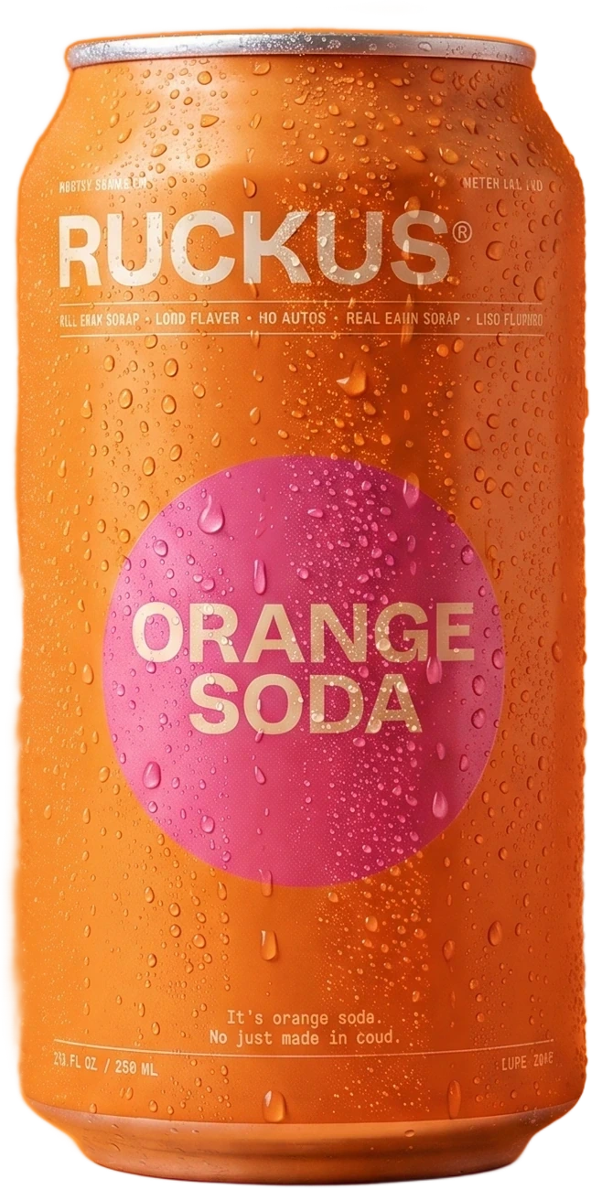 RUCKUS Orange Soda